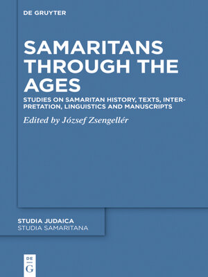 cover image of Samaritans Through the Ages